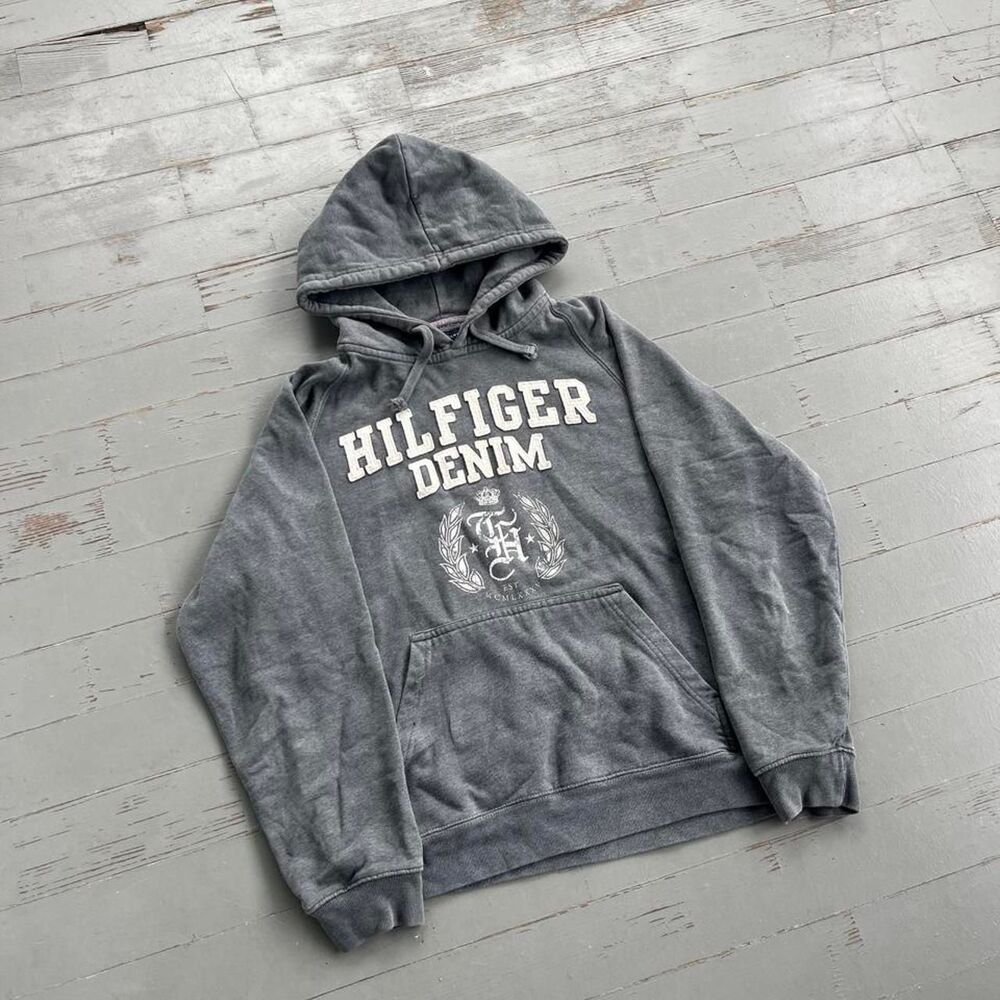 Tommy Hilfiger Streetwear Y2K Spellout Hoodie